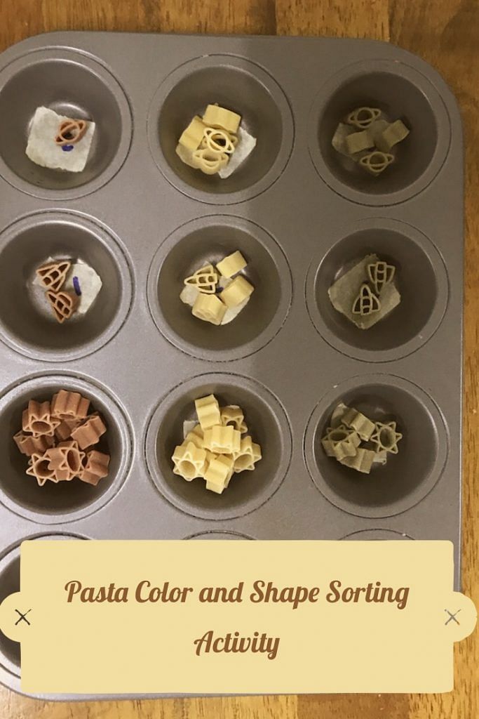 Pasta Color Sorting Activity With Toddler 5 Sorting Activity Using Pastas