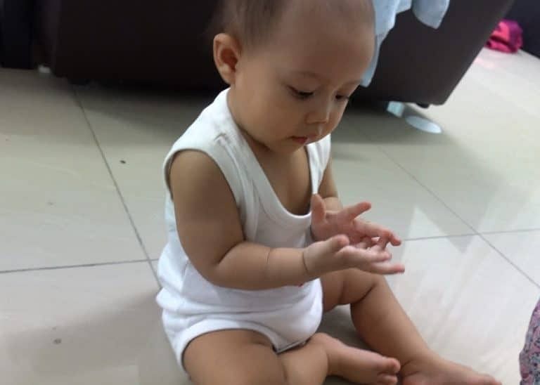 The Baby Starting To Clap Her Hands!