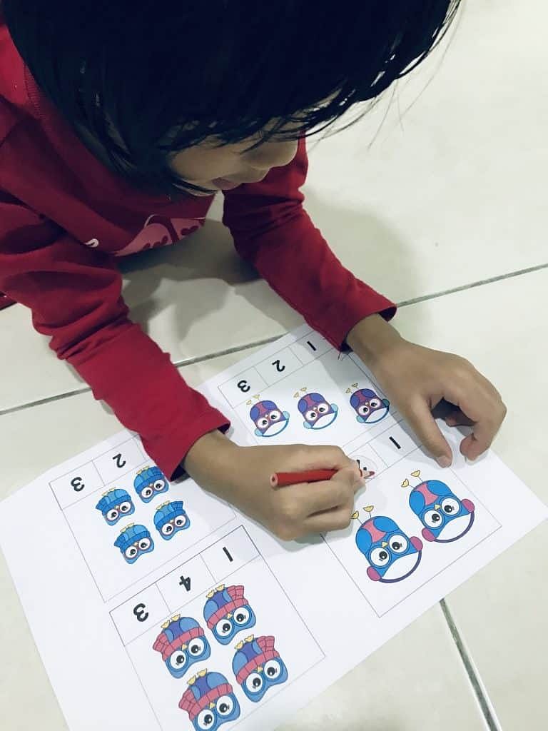Owl Count and Clip Card : 20 Easy Sets for Preschoolers 8 Owl Count and Clip Card : 20 Easy Sets for Preschoolers 1