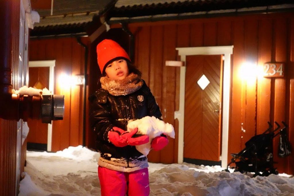 Watching Aurora With Kids From The Warmth of Cabin Hotel 5 Watching Aurora With Kids From The Warmth of Cabin Hotel 5