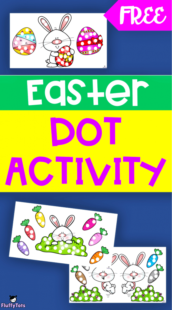 Easter Dot Activity Printable : FREE 3 Fun Pages for Your Toddlers 5 EASTER DOT ACTIVITY