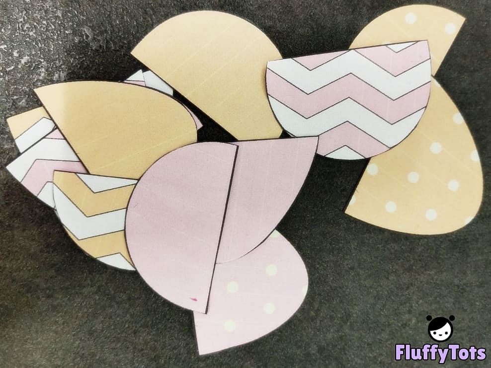 FREE 18 Puzzle with Easter Egg Printable 5 easter egg puzzle games for toddlers