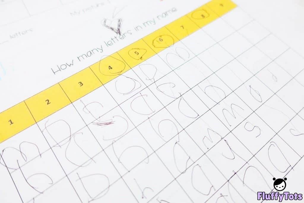 Name Activity Pack : 2 Mats to Introduce Letters to Toddlers and Preschoolers 2 name activity pack