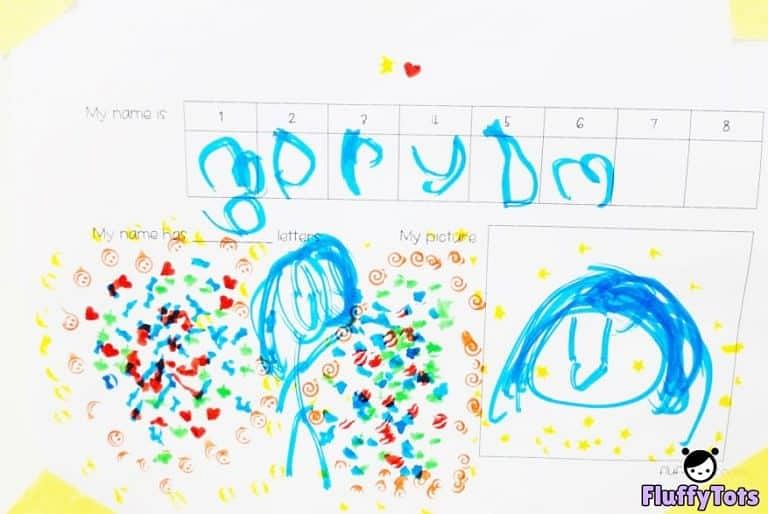 Name Activity Pack : 2 Mats to Introduce Letters to Toddlers and Preschoolers