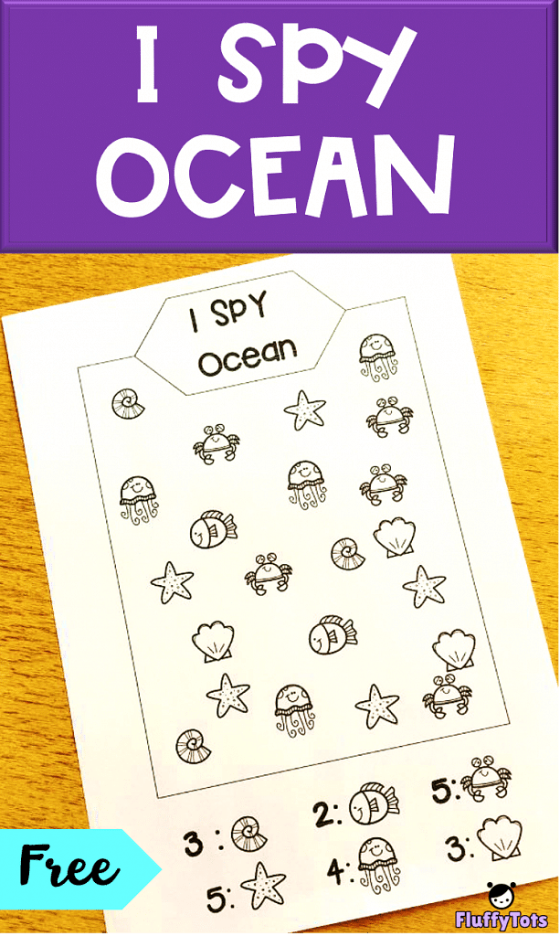 Seek & Count Ocean Animals (Just print and go!) 1 Seek & Count Ocean Animals (Just print and go!) 1