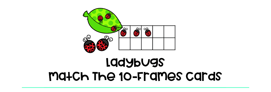 Ladybugs Match The 10-Frames Cards : FREE 10 10-Frames Cards 1