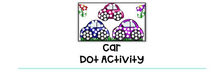 car dot sticker printable