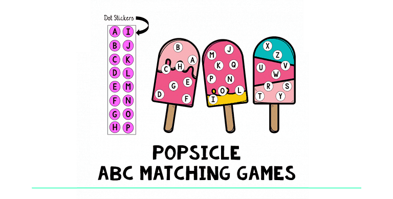 Popsicle ABC Matching