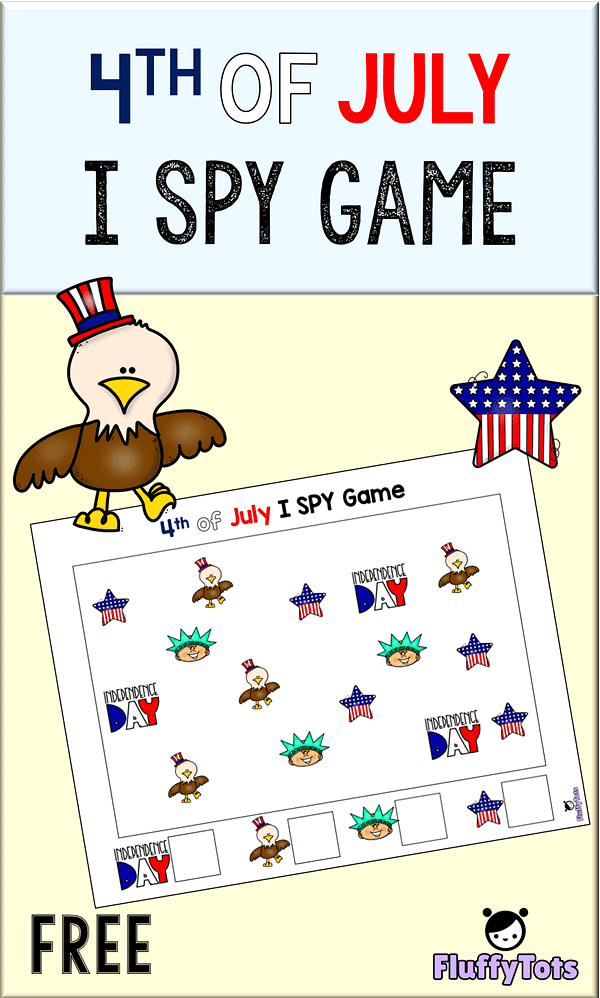4th of July I SPY Game : 4 Exciting Images To Be Spied! 2 4TH OF JULY I SPY GAME