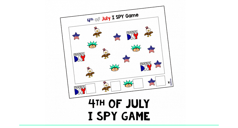 4TH OF JULY I SPY GAME