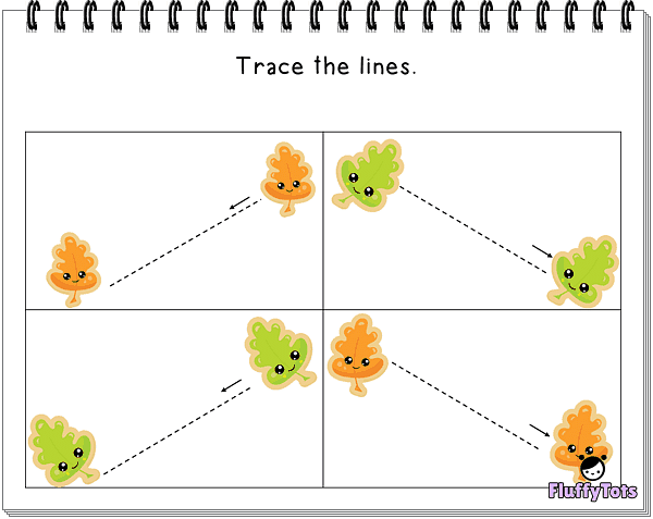 Fall Pre-Writing Tracing Pack : FREE 9 Pages of Pre-Writing Tracing 4 Fall Pre-Writing Tracing Pack : FREE 9 Pages of Pre-Writing Tracing 2