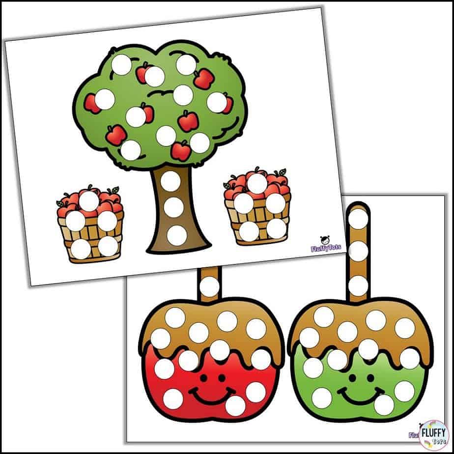 11 FREE Apple Themed Printable and Apple Lesson Plan for Preschool and Toddlers! 8