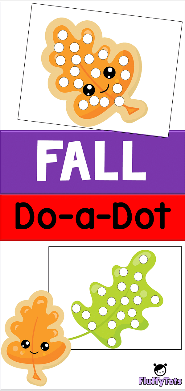 Fall Leaves Do-a-dot Printables : FREE 2 Fun Fall Leaves! 2 Fall Leaves Do-a-Dot Printables