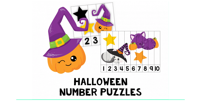 Halloween Number Puzzles