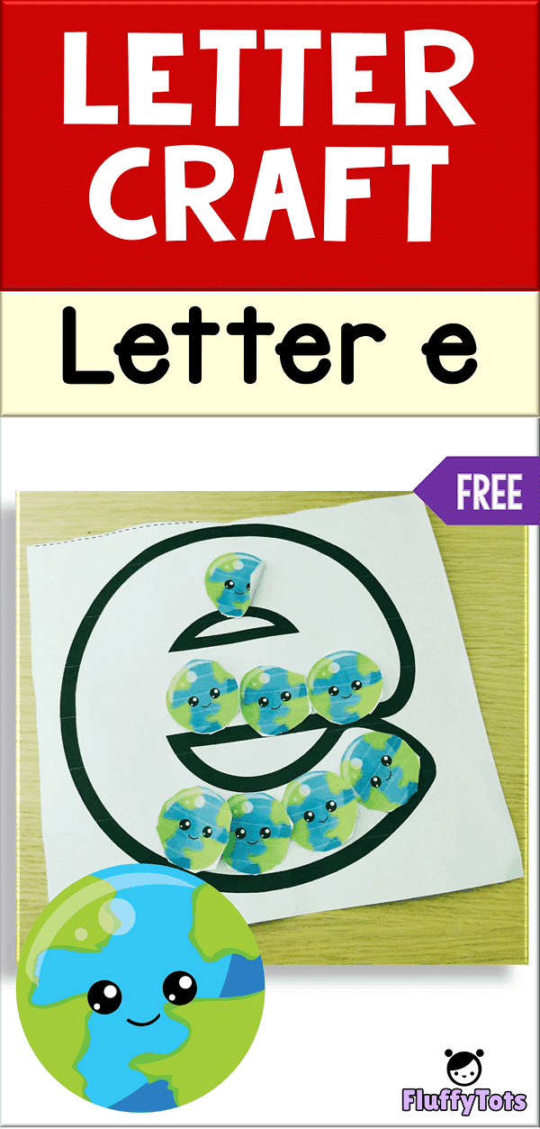 Letter of The Week Craft : Letter E : FREE 1 Exciting Printable! 2 Letter E Letter of The Week