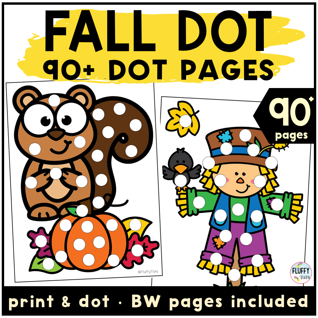 Fall Leaves Do-a-dot Printables : FREE 2 Fun Fall Leaves! 3