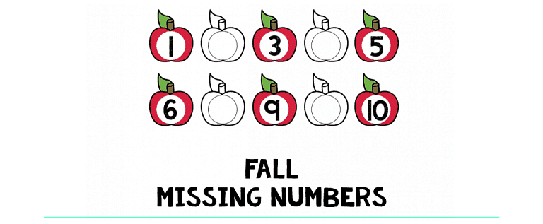 fall missing numbers