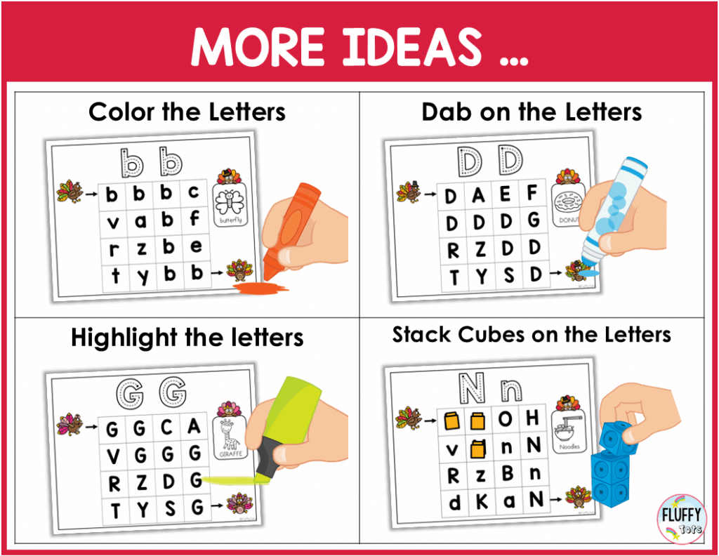70+ Pages of Easy Thanksgiving Letter Maze for Fall Literacy Center 6 70+ Pages of Easy Thanksgiving Letter Maze for Fall Literacy Center 6