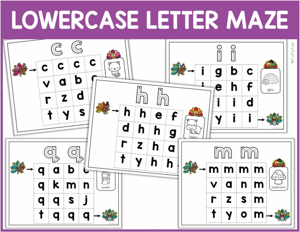 70+ Pages of Easy Thanksgiving Letter Maze for Fall Literacy Center 3 70+ Pages of Easy Thanksgiving Letter Maze for Fall Literacy Center 3