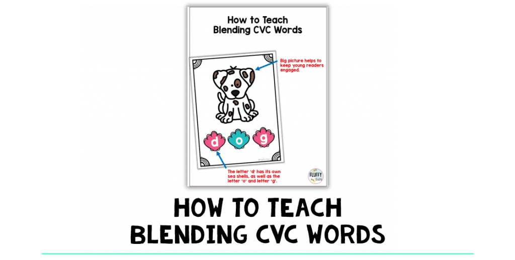 How to Teach Blending CVC Words : 2 Easy Simple Steps - FluffyTots