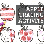 Apple Tracing Printables: FREE 6 Fun Tracing Apples - FluffyTots