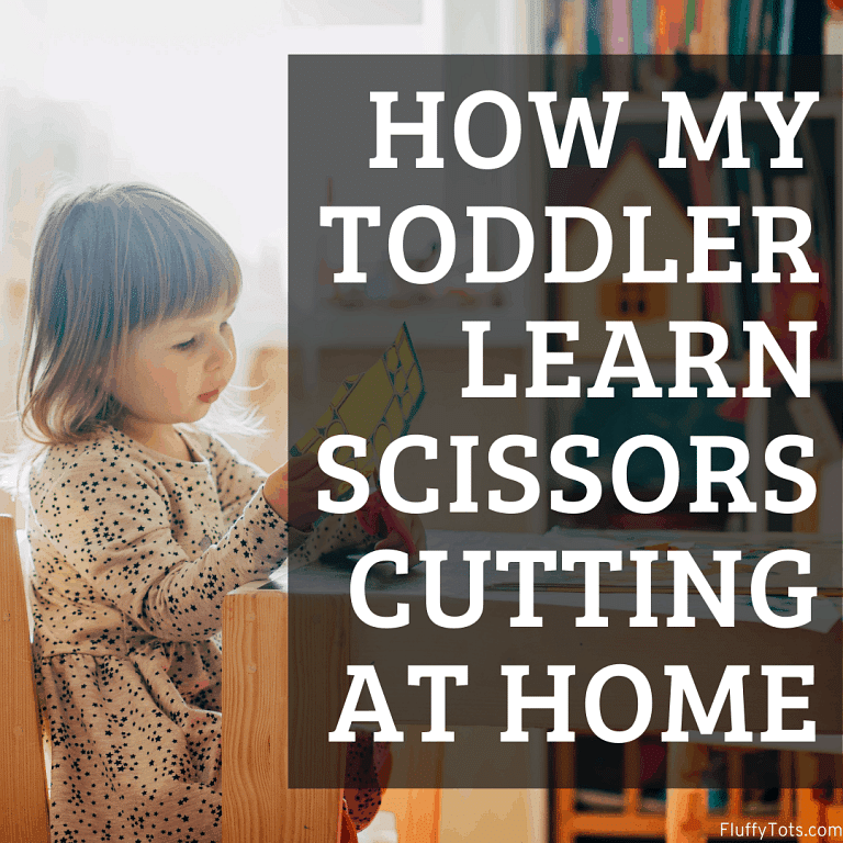 How My 2-Years Old Practice Scissors Cutting by Herself