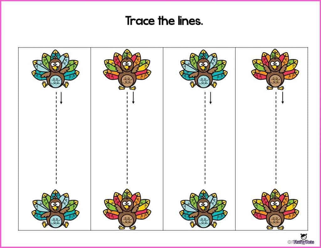 Pre Writing Tracing Printables for preschool and kindergarten 6 pre writing tracing printables for preschool