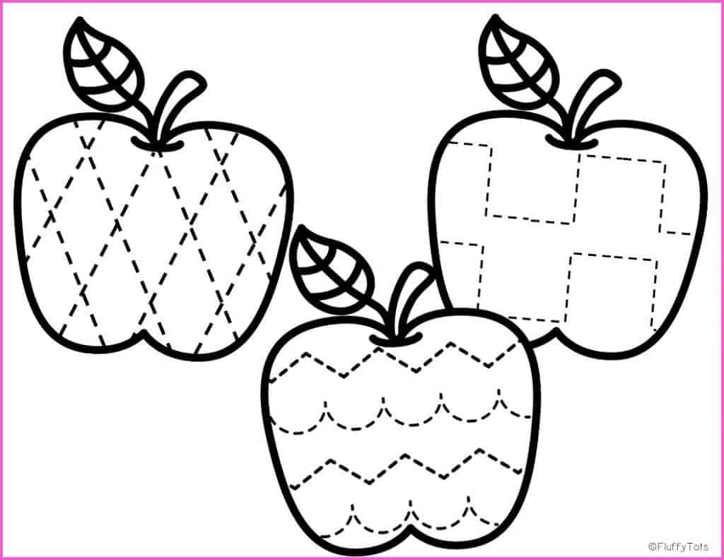 Pre Writing Tracing Printables for preschool and kindergarten 4 pre writing tracing printables preschool