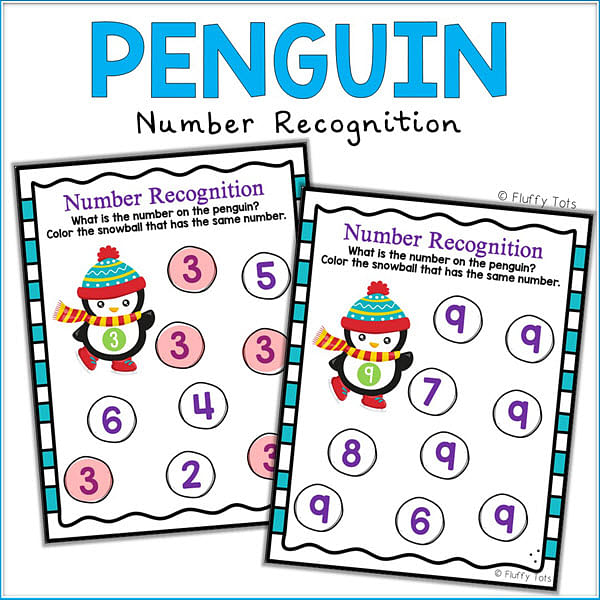 Penguin Math Activities for Preschoolers : Exciting 10 Activities 7 penguin math kindergarten worksheet
