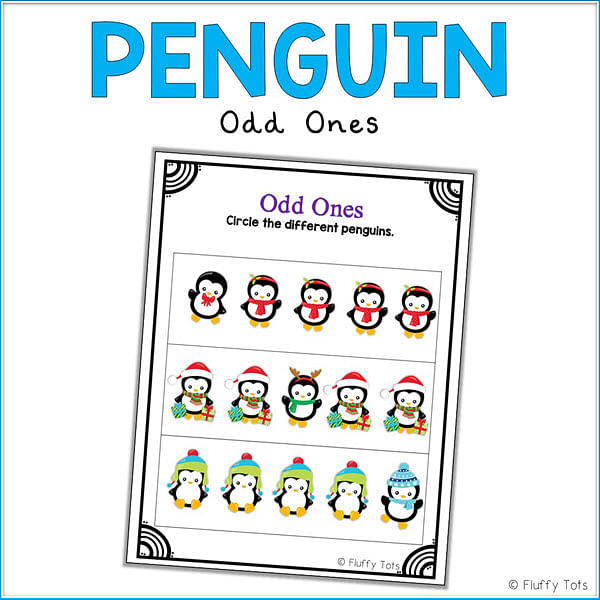 Penguin Math Activities for Preschoolers : Exciting 10 Activities 3 penguin math worksheet