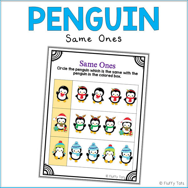 Penguin Math Activities for Preschoolers : Exciting 10 Activities 4 penguin preschool activities