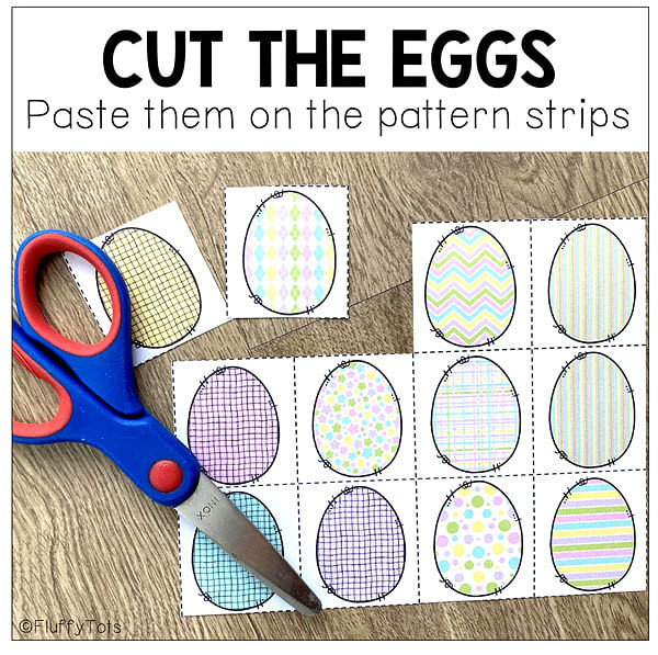 Fun Easter Egg Printable AB Pattern Worksheets 2 easter egg pattern printable