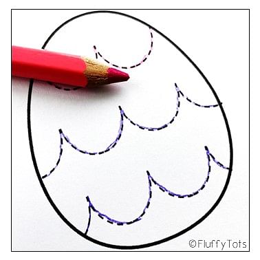 60+ Crazy Fun Easter Egg Printable Tracing Pages 3 Easter egg printable for pre-writing tracing activities