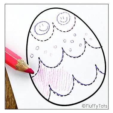 60+ Crazy Fun Easter Egg Printable Tracing Pages 5 easter egg printable for preschoolers