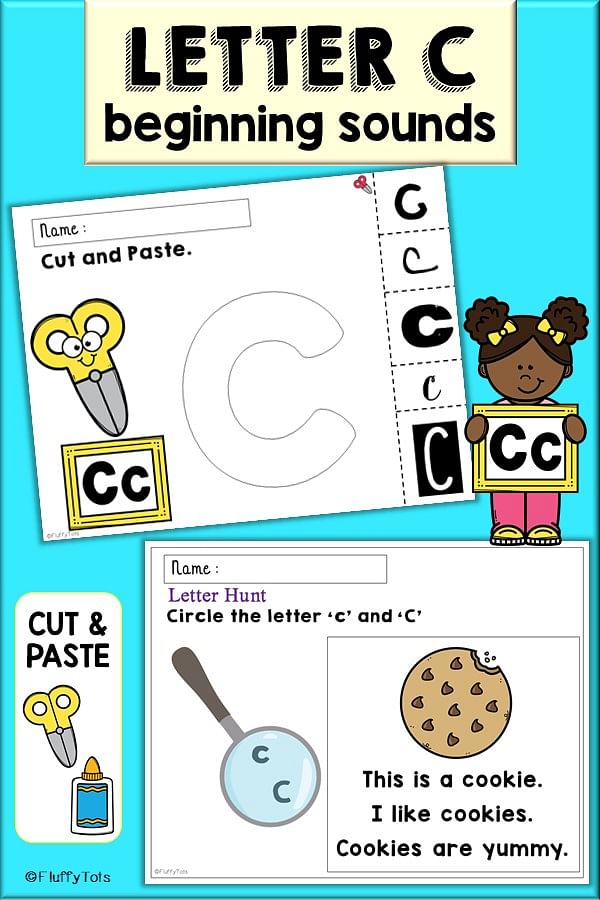 Fun Letter C Printables : 3 Beginning Sounds Activities 1 letter c printables