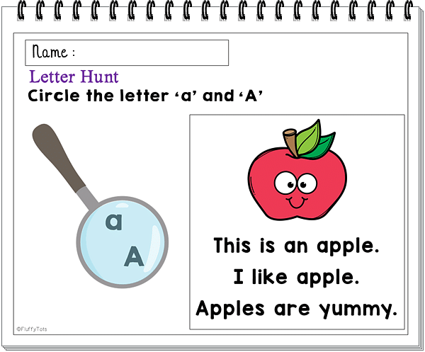 Easy Letter A Activities : 3 Beginning Sounds Cut and Paste 4 Easy Letter A Activities : 3 Beginning Sounds Cut and Paste 1