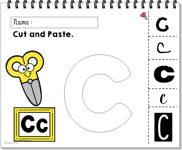 Fun Letter C Printables : 3 Beginning Sounds Activities 3 letter c activity