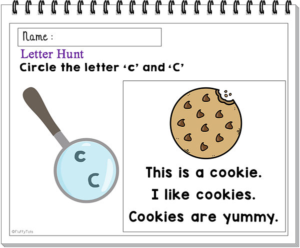 Fun Letter C Printables : 3 Beginning Sounds Activities 4 letter c printables activity