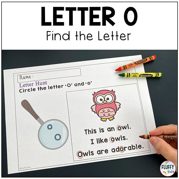4 Easy Letter O Worksheets Activities for Early Learners 4 Letter O worksheets