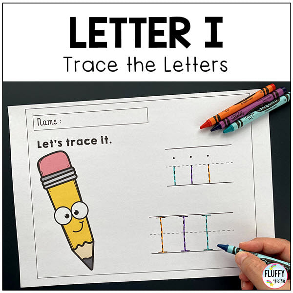 4 Easy Letter I Worksheets Activities for Preschool and Kindergarten 2 letter i tracing worksheets