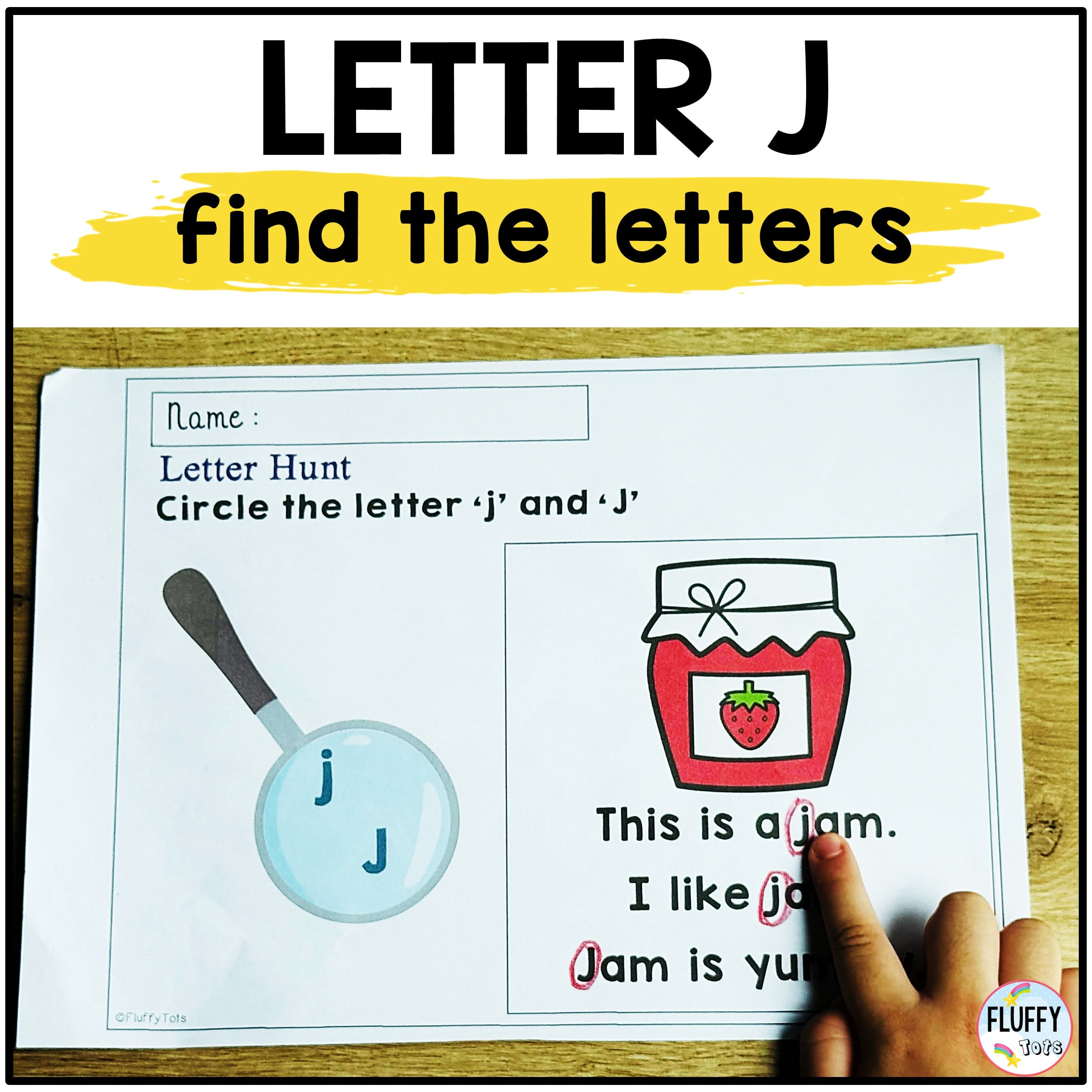 Fun Letter J Cut and Paste Worksheets Activities 5
