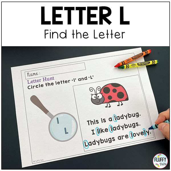 4 Easy Letter L Worksheets Activities for Early Learners 4 Letter L worksheets