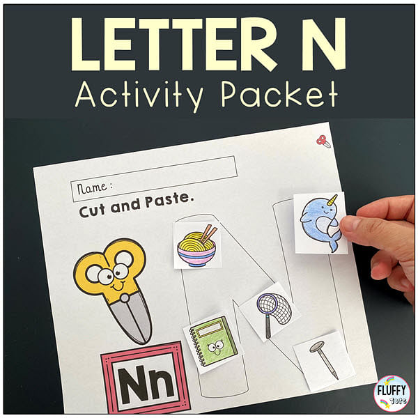 4 Easy Letter N Worksheets Activities for Early Learners 1 Letter N worksheets