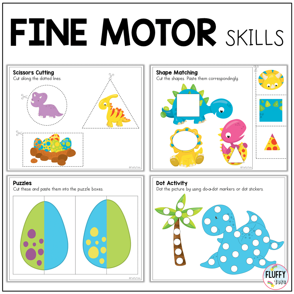 Dinosaur Printables for Preschool and Kindergarten: 60+ Fun Pages 3 Dinosaur printables