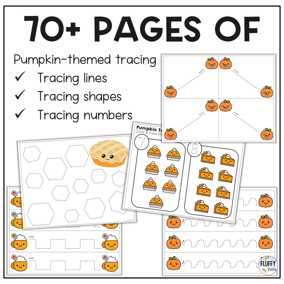 70+ Fun Pages Pumpkin Tracing Printables to Spice Up Your Tracing Practice 2