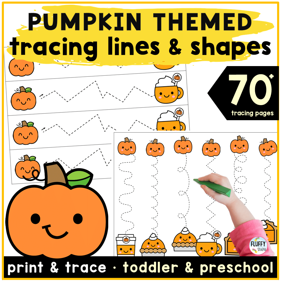 pumpkin tracing pages printable