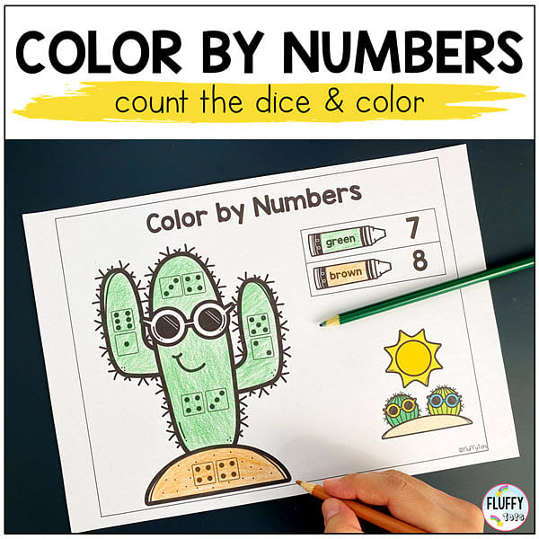 25 Pages Fun Summer Color by Code 3 summer color by number