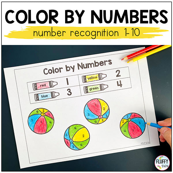 25 Pages Fun Summer Color by Code 2 summer color by numbers