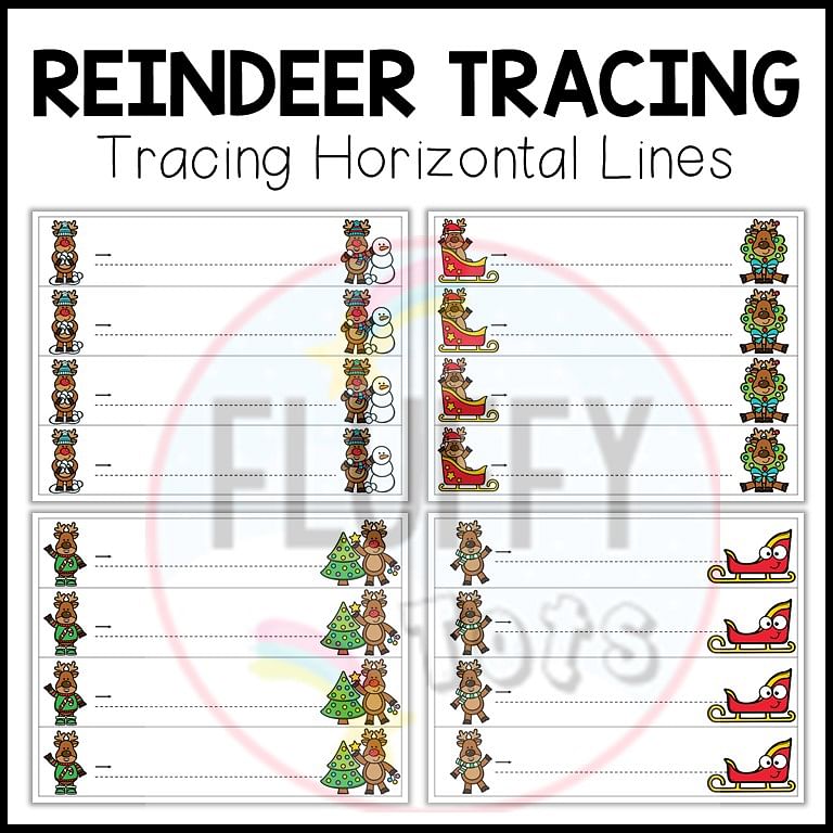 50+ Pages of Fun Christmas Tracing Horizontal Lines Prewriting Worksheets 12 50+ Pages of Fun Christmas Tracing Horizontal Lines Prewriting Worksheets 8