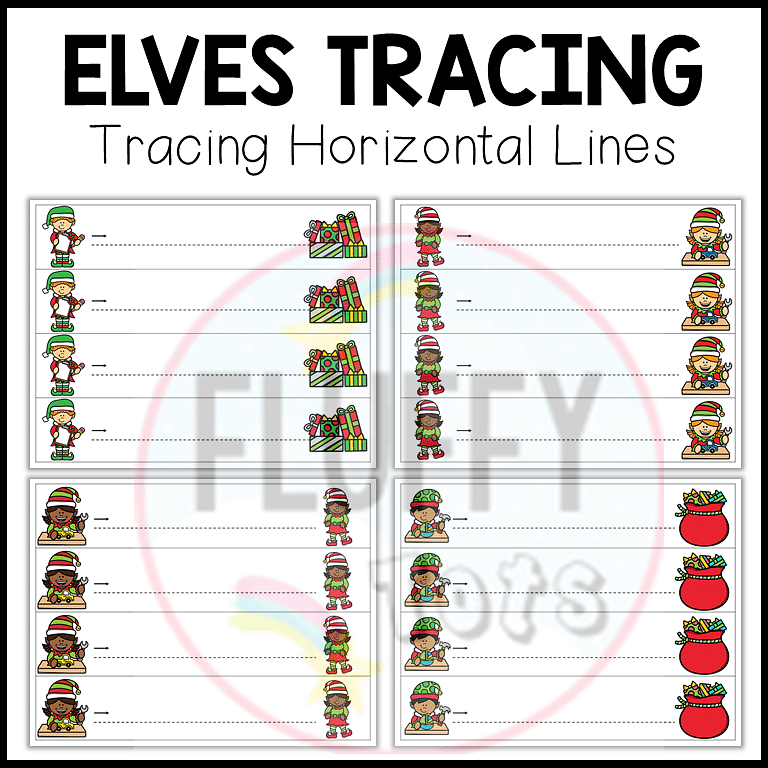50+ Pages of Fun Christmas Tracing Horizontal Lines Prewriting Worksheets 10 50+ Pages of Fun Christmas Tracing Horizontal Lines Prewriting Worksheets 7